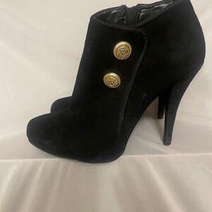 Guess Black High Heel Ankle Boots